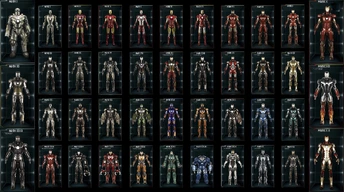 all iron man suits 4k wallpaper