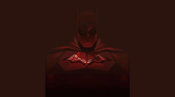 batman red minimal 4k lm wallpaper