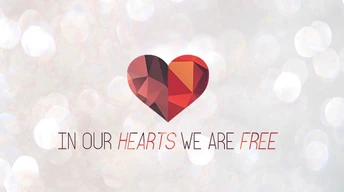 in our hearts we are free wallpaper