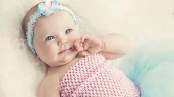 cute baby with blue eyes wallpaper
