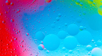 vibrant abstract bubbles 4k wallpaper
