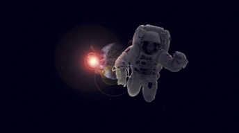 astronaut in space 4k 1 wallpaper