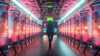 sci fi neon hd wallpapers