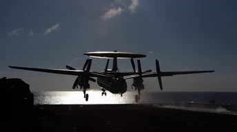 an e 2c hawkeye from carrier airborne widescreen wallpapers