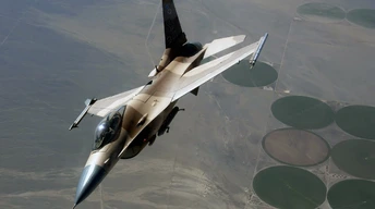 an f 16 fighting falcon during a red flag exercise widescreen wallpapers