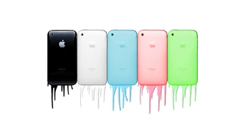 apple iphones in colors widescreen wallpapers