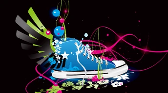 colorful vector shoe hd widescreen wallpapers