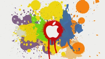 colors apple widescreen wallpapers