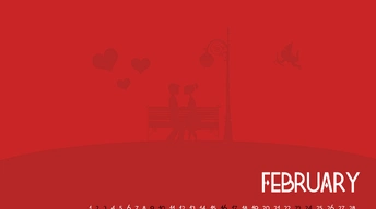 february valentine calendar widescreen wallpapers