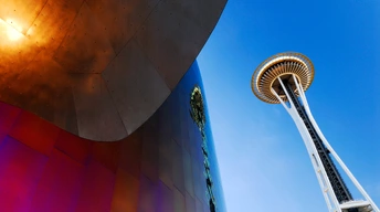 space needle tower seattle widescreen wallpapers