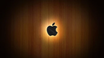wooden glow of apple widescreen wallpapers