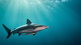 shark underwater 4k