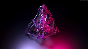pyramid 3d violet hd