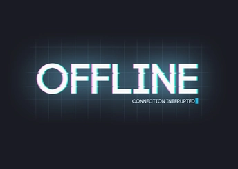 i am offline wallpaper