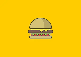 burger minimalism hd wallpaper