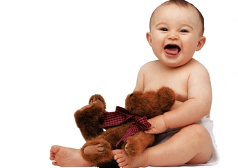 cute baby with teddy widescreen wallpapers | DesktopHut