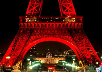eiffel tower at night widescreen wallpapers