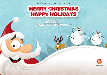 merry christmas happy holidays widescreen wallpapers