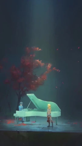 iPhone  Android Your Lie In April Free Phone Live Wallpaper – Free Live Wallpaper