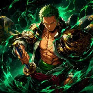 One Piece Zoro: King of Hell Live Wallpaper