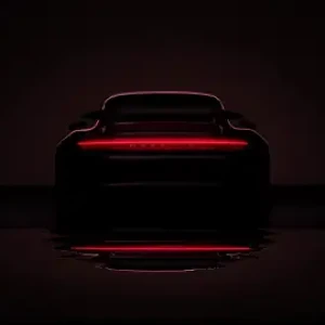 Porsche 911 in the dark