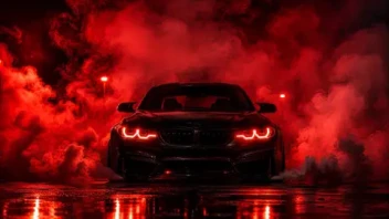 Red Smoke BMW M4 Live Wallpaper - Trending Live Wallpaper