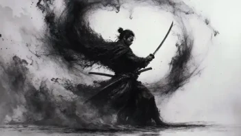 Ink Samurai Live Wallpaper - Trending Live Wallpaper