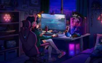 World of Warships - Steam-chan Cozy Gaming Room