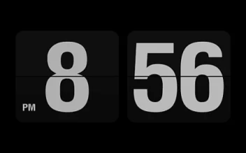 Retro Clock Screensaver