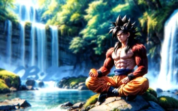 Goku Meditating SS4 Live QHD Wallpaper
