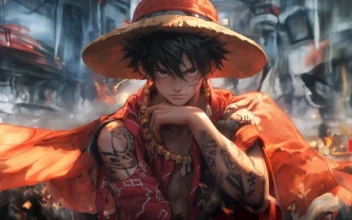 One Piece Tattooed Luffy QHD