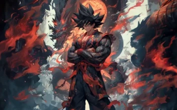 Goku and Dragon in 4K