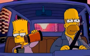 Bart & Homer Chill Drive 4K