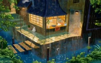 Evening Rain Remastered 4K
