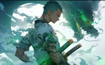 Zoro With Tattoo - One Piece