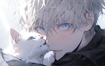 Jujutsu Kaisen - Cute Cat & Gojo