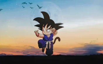 Kid Goku Training