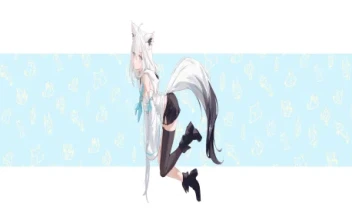 Shirakami Fubuki Dual Monitor