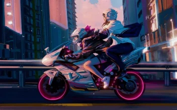 Biker Couple