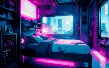 Neon Bedroom