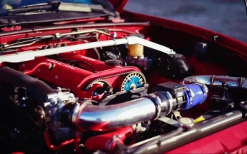 Tuned Car Engine