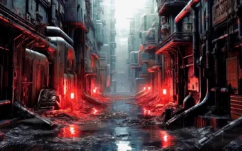 Rain Futuristic City
