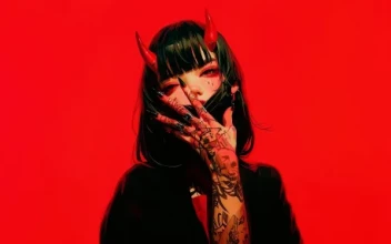 Demon with Horns