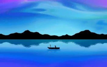 Minimal Lake Landscape