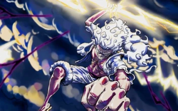 Luffy Gear 5 Lightning Bolt