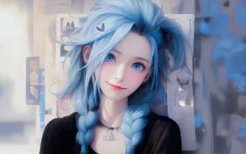 Blue Hair Girl