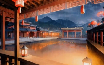 Rain in Japan - Dreamscape