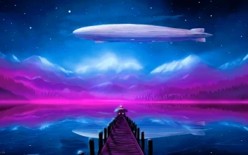 Zeppelin Over The Lake