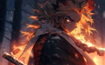 Kyojuro Rengoku in Winter