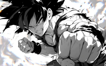 Dragon Ball Manga Style Goku